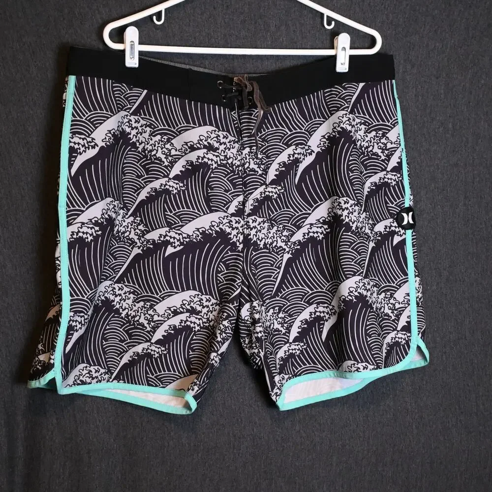Hurley Men's 38 Phantom Wave Tsunami Swim Board Shorts